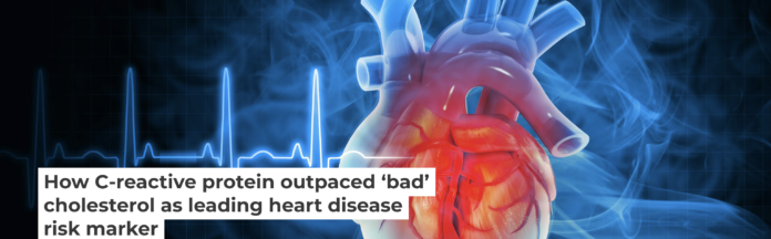 Blood vessel damage from fatty and high-sugar diets leads to inflammation, which can be detected by measuring C-reactive protein. Mohammed Haneefa Nizamudeen/iStock via Getty Images Plus